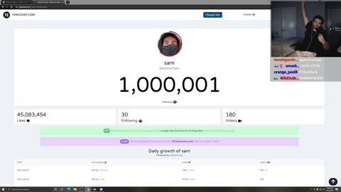 Sambucha Hits 1 Mil on TikTok