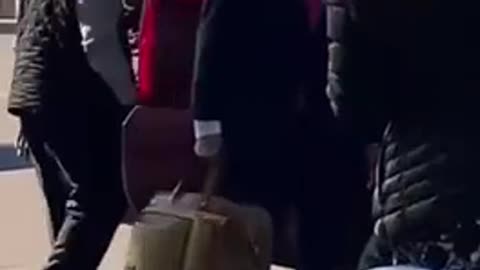 May 2022 Fake Joe Biden Actor Taking an Uber from the Airport