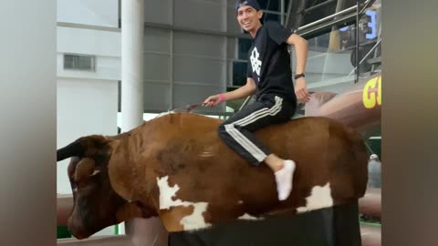 😅El toro mecánico 🐂🔩