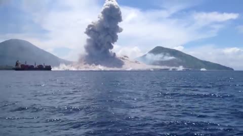 Volcano Eruption in Papua New Guinea