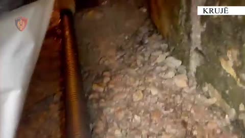 Tuneli ne Kruje me kanabis