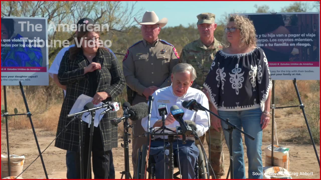 Greg Abbott Unveils Clever Billboard Campaign to Deter Illegal Immigrants from Entering Texas