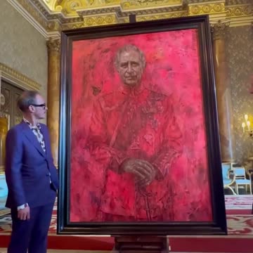 Sick Portrait of King Charles Unveiled