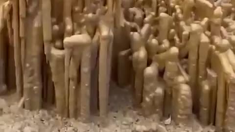 Gold from Russia, actually its shit from a pipe that bursted and it froze