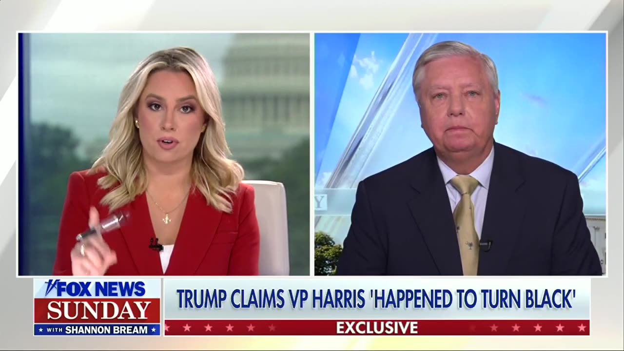 Lindsey Graham says her issue with Kamala is not her heritage but judgement