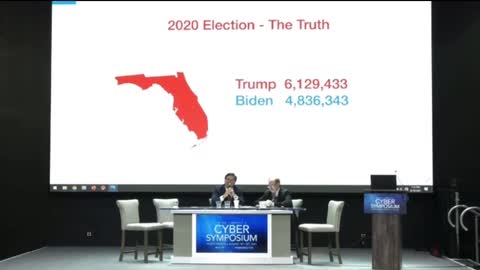 Cyber Symposium: President Trump won Florida by at least 1.3 MILLION votes #TrumpWon