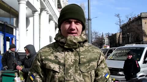 Ukraine's refugees, soldiers mark Women’s Day