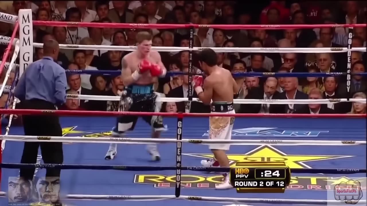 Manny Pacquiao Vs Ricky Hatton: KO in Round 2