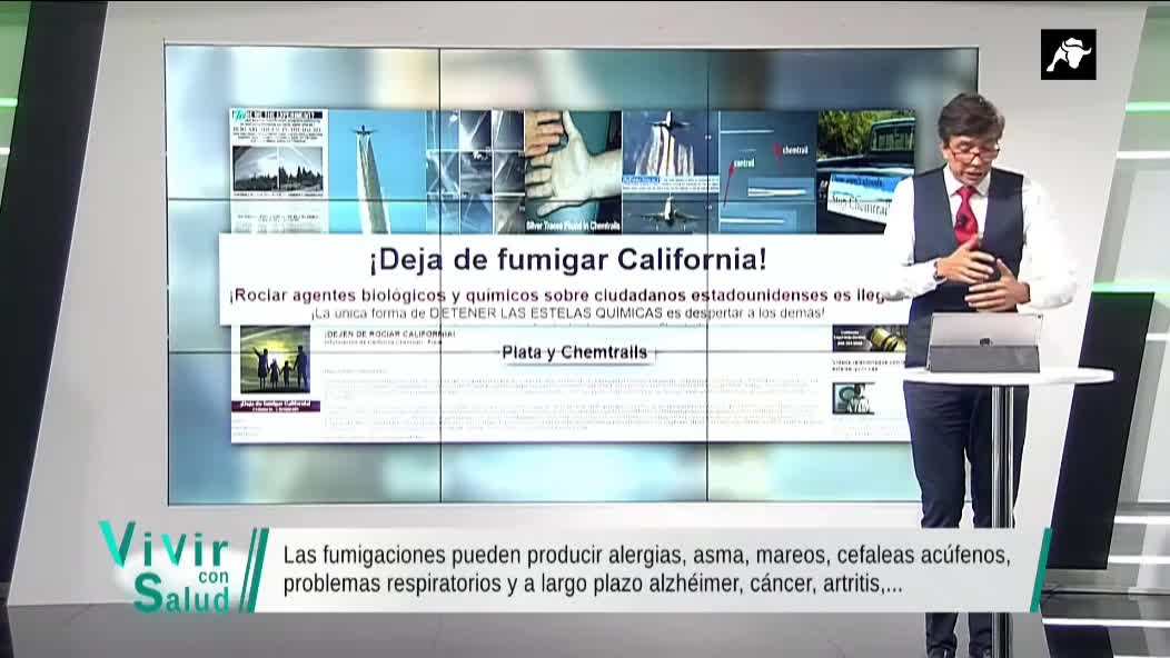 Spanish newsreport on chemtrails shows how arsenic is sprayed on California