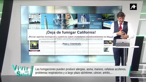 Spanish newsreport on chemtrails shows how arsenic is sprayed on California