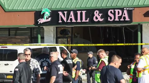 Four dead after car crashes into New York salon