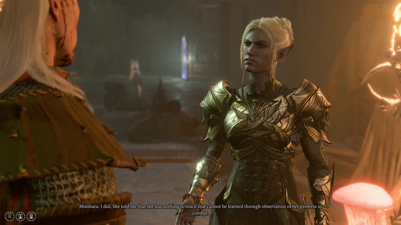 “Thank you for saving me. For letting me stay.” Mithrala’s First Night at Camp After Rescue - BG 3