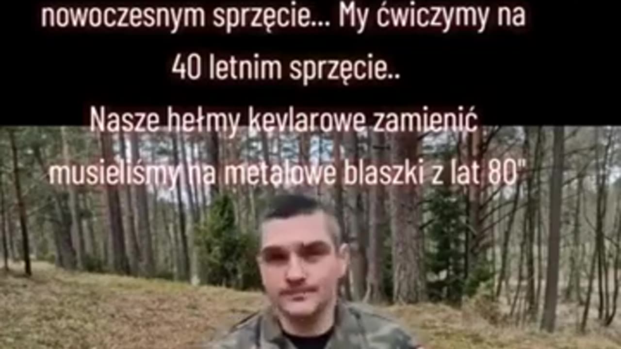 PORUCZNIK REZERWY GORZKO O OBECNEJ SYTUACJI