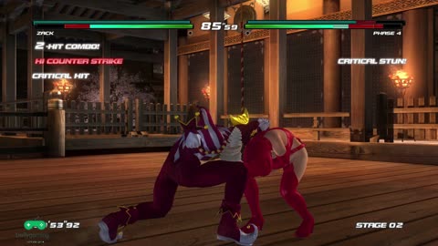 TAG BATTLE KASUMI AND JACK DEAD OR ALIVE 5 GAMEPLAY