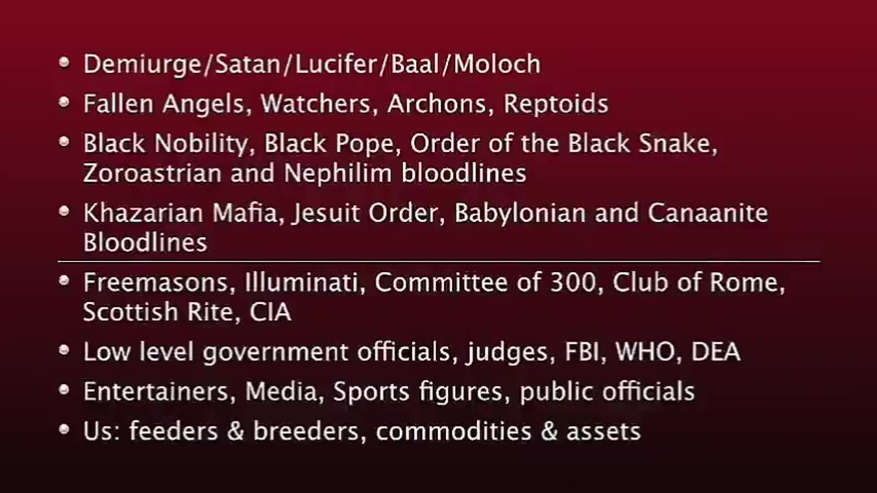 The Khazarian Mafia - The God Eaters Part 1 of 2 - Documentary By Chuck Swindoll