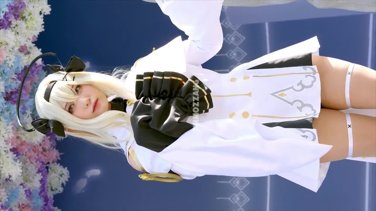 지스타 2022 야외광장 모델 쫑긋 에버소울 메피스토펠레스 코스프레 4K 직캠 gstar model PikuPiku EVERSOUL Mephistopheles cosplay