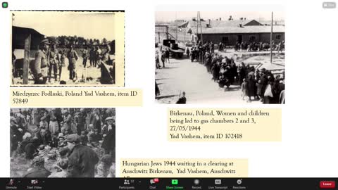 Virtual Teacher Workshop: Using Photographs in Teaching about the Holocaust
