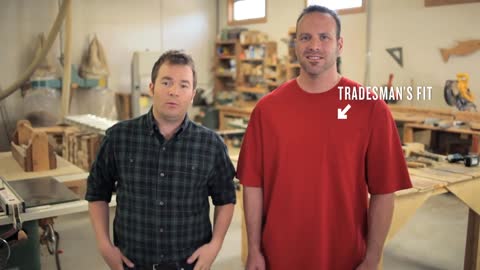 Duluth Trading Longtail T® - Tradesman Fit vs. Trim Fit