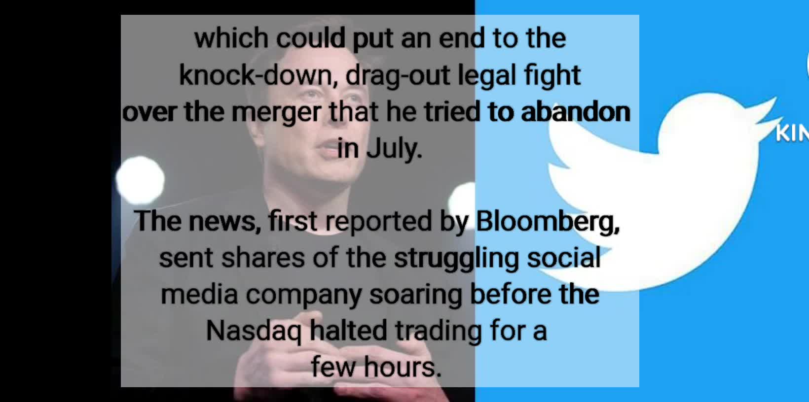 Elon Musk says he's willing to buy Twitter after all