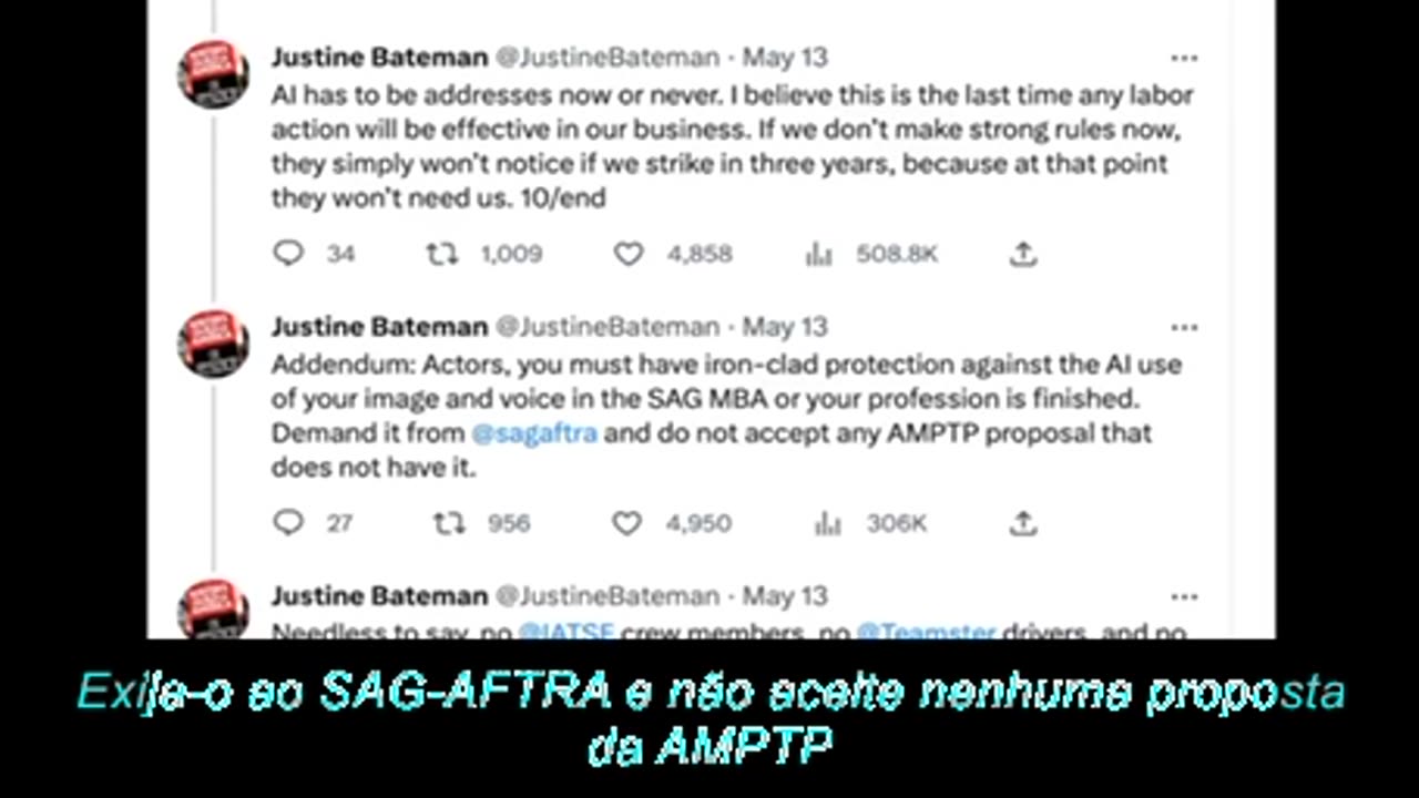 Justine Bateman lança mais luz sobre as implicações da IA em Hollywood.