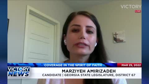 VICTORY News 3/25/22 - 11 a.m. CT: Freedom Is Not Free! (Marziyeh Amirizadeh)