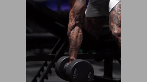 Dumbbell row variation