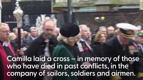Camilla commemorates nation’s war dead at poignant ceremony