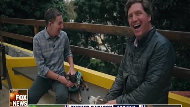 Tucker Carlson and Glenn Greenwald Explain Love For Dogs