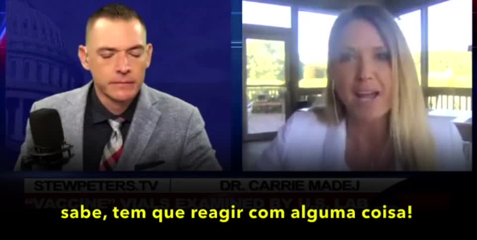 Stew Peters e Carrie Madej apresentam o que contêm as vacinas COVID19