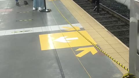 Naked Man Running on Rail Track