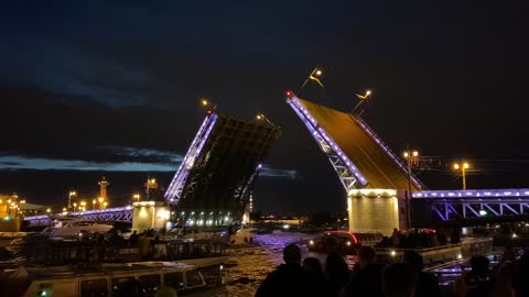 The Palace Bridge Saint Petersburg