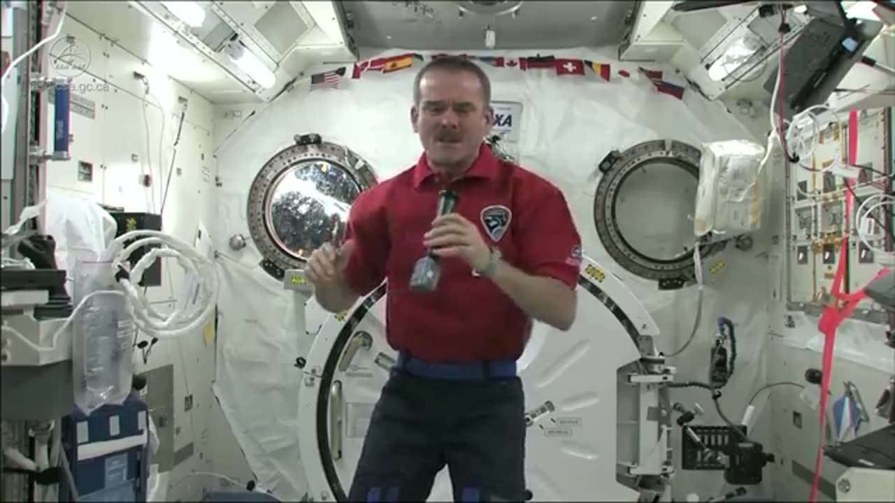 Getting sick in space .