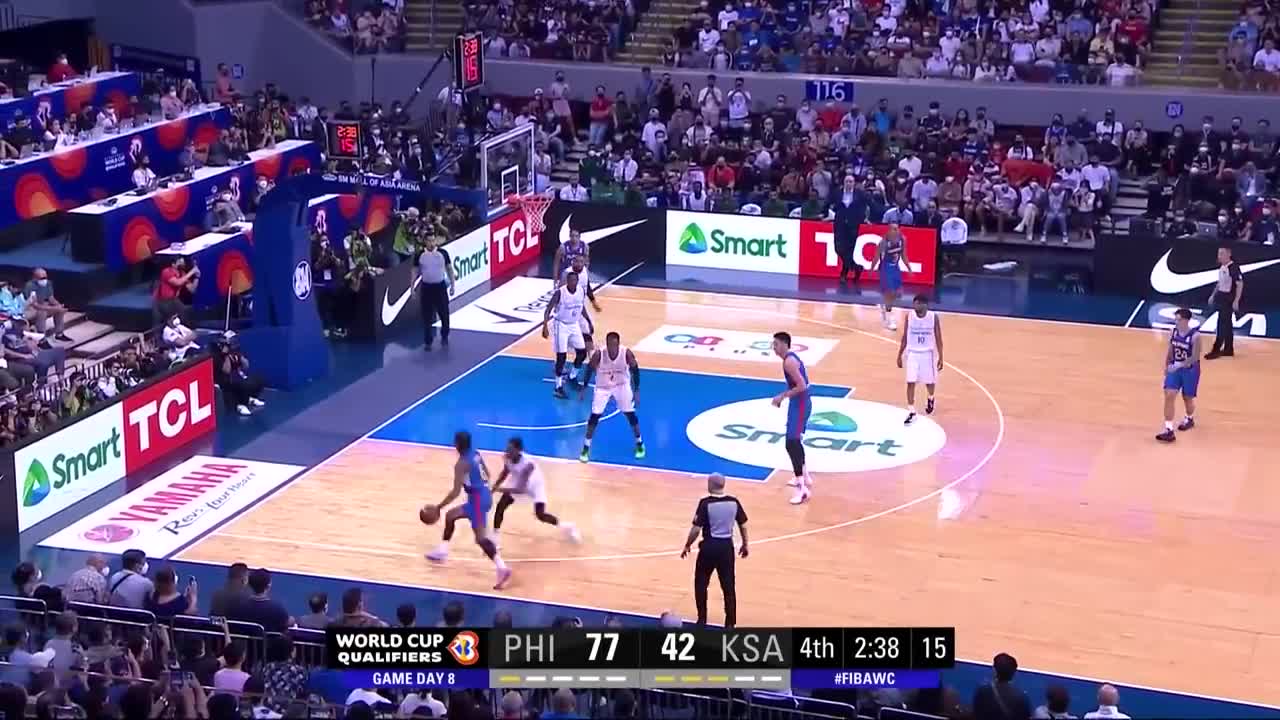 π΅π PHI - πΈπ¦ KSA | Basketball Highlights - #FIBAWC 2023 Qualifiers