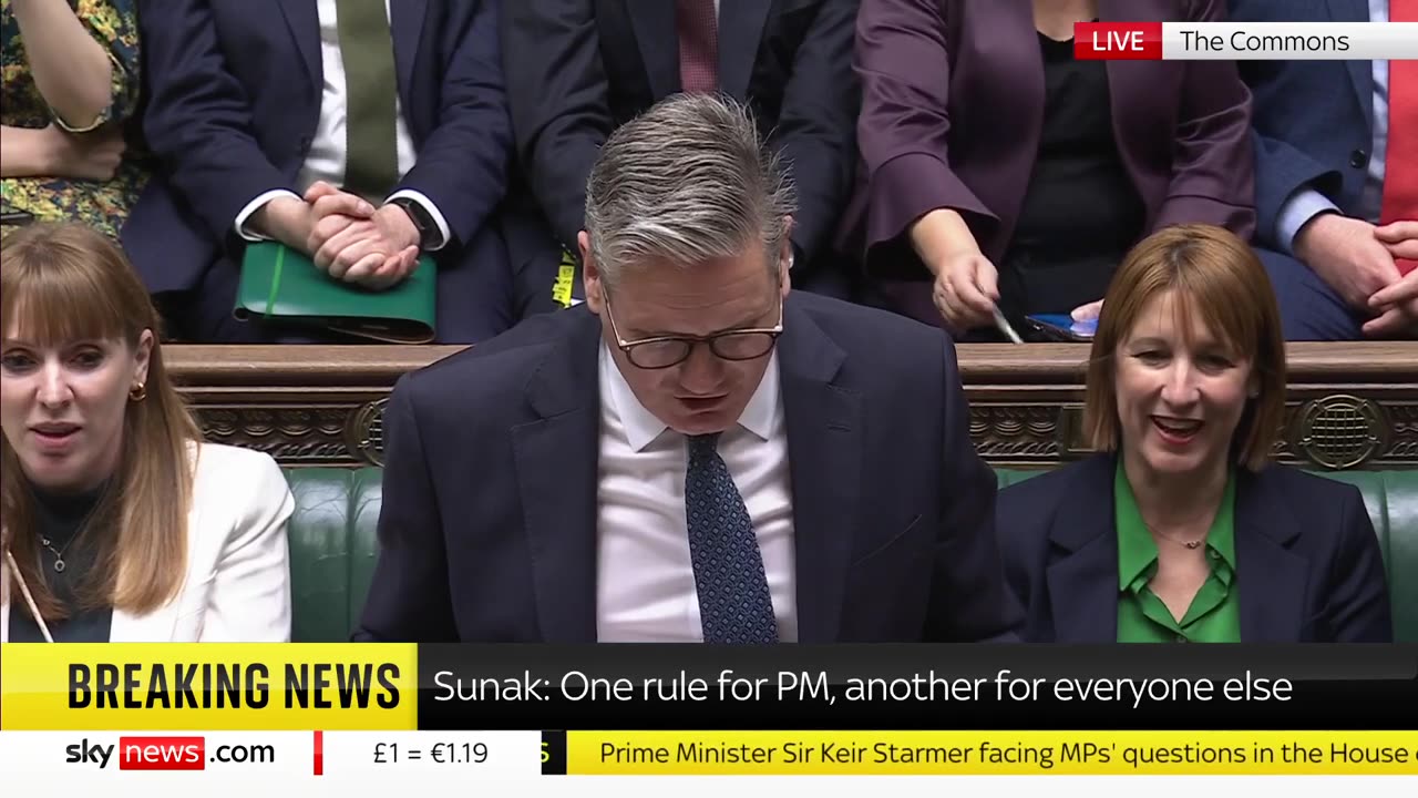 Sunak taunts Starmer over Sue Gray at Prime Minster's Questions