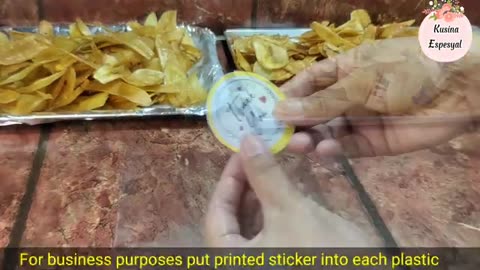 "BANANA CHIPS" Best for Business with complete Costing.