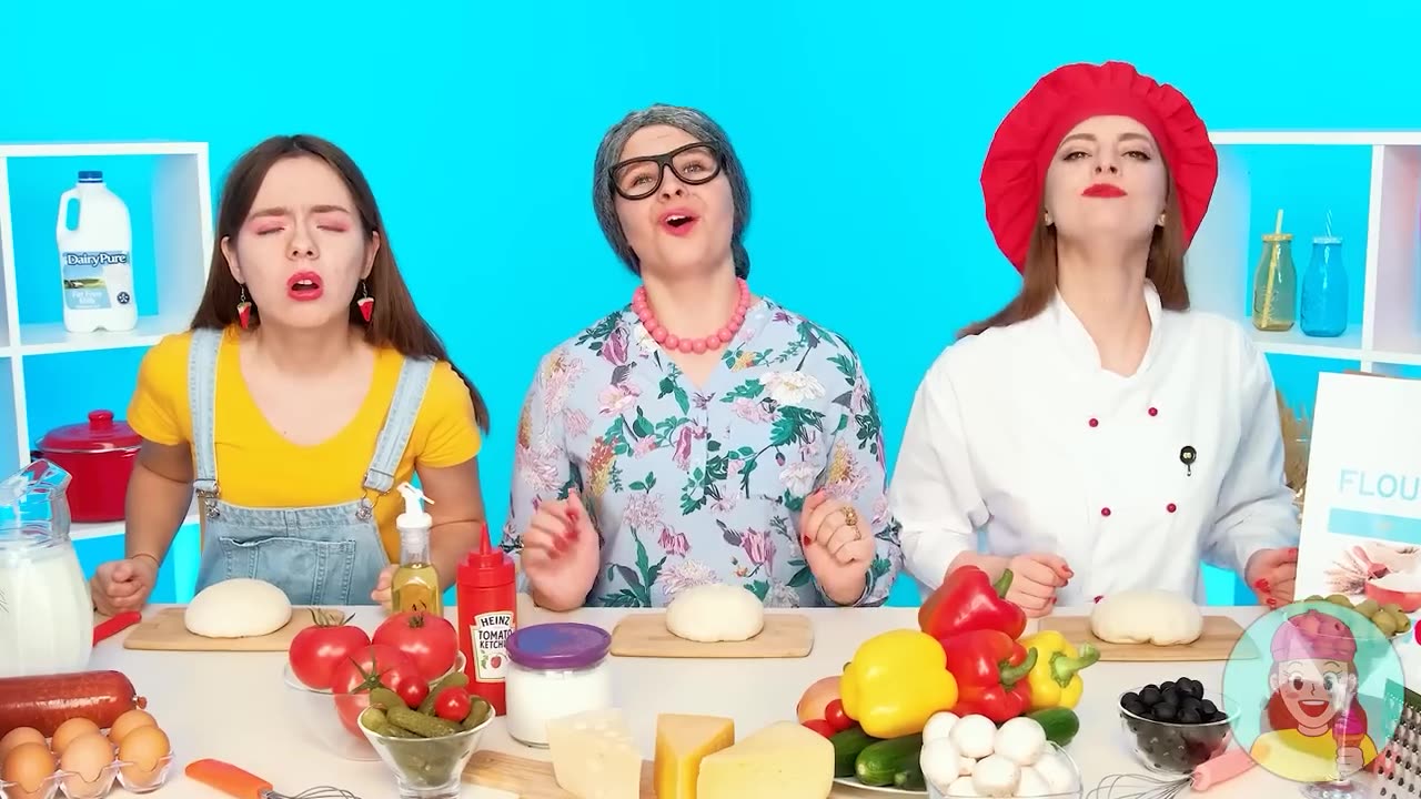 Me vs Grandma Cooking Challenge | Kitchen Gadgets and Parenting Hacks by TeenChallenge