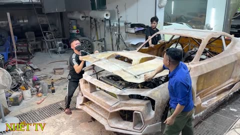 Build a Ford Mustang GT 500 Sports Car from an Old Toyota for $300
