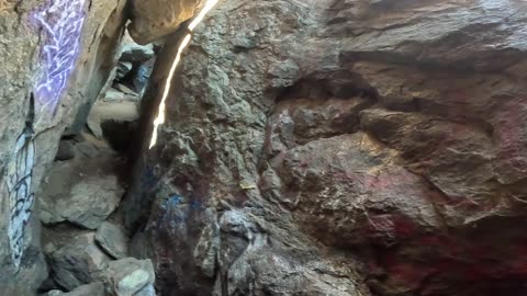 claustrophobia in a cave