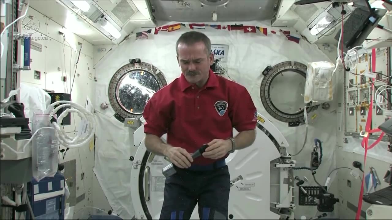 Getting sick in space