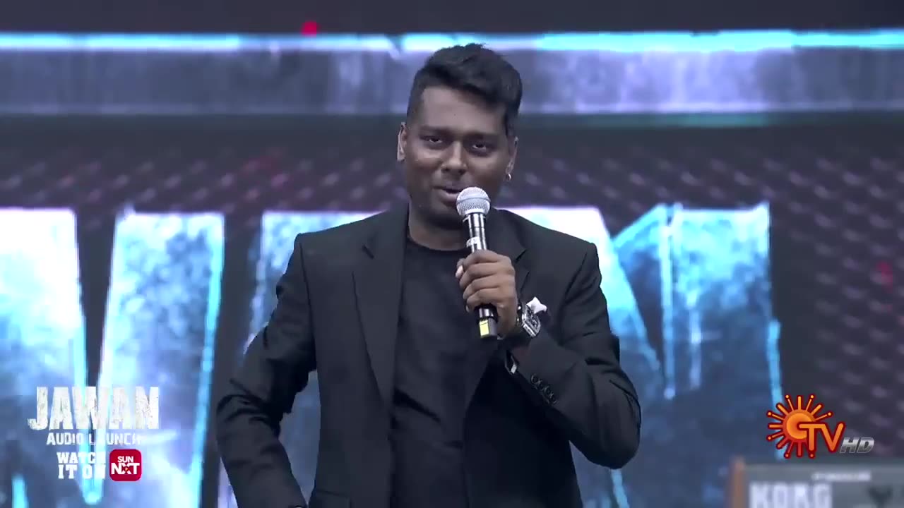 Director Atlee's Speech Jawan Audio Launch Shah Rukh Khan Vijay Sethupathi Sun TV