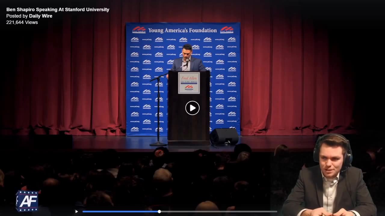 NICK FUENTES REACTS TO BEN SHAPIRO'S STANFORD SPEECH