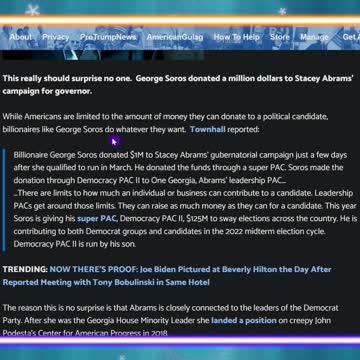 Soros Drops $1,000,000 On Stacey Abrams