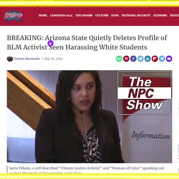 BIm Student At AZ State Removed From Website 🟠⚪🟣The NPC Show