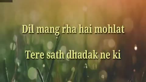 Dil mang rah hai muhlat song