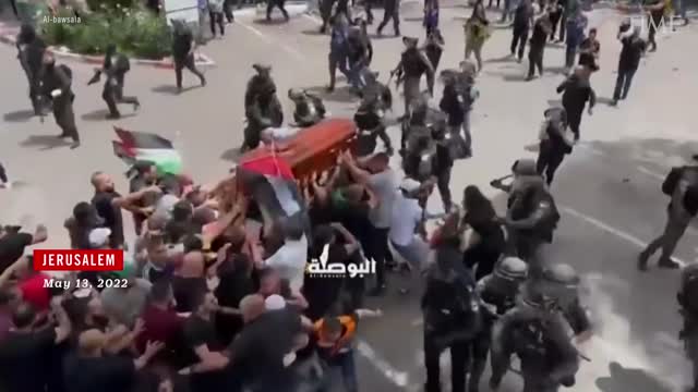 Israeli Police Attack Mourners at Journalist Shireen Abu Akleh's Funeral
