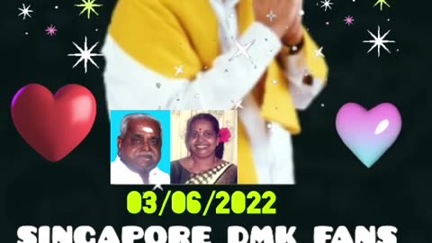 HAPPY BIRTHDAY TO kalaignar 3 June 2022 FROM SINGAPORE DMK FANS
