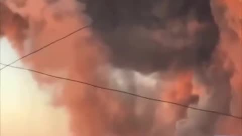 Wild Footage showing the Series of Israeli Airstrikes against the Hezbollah