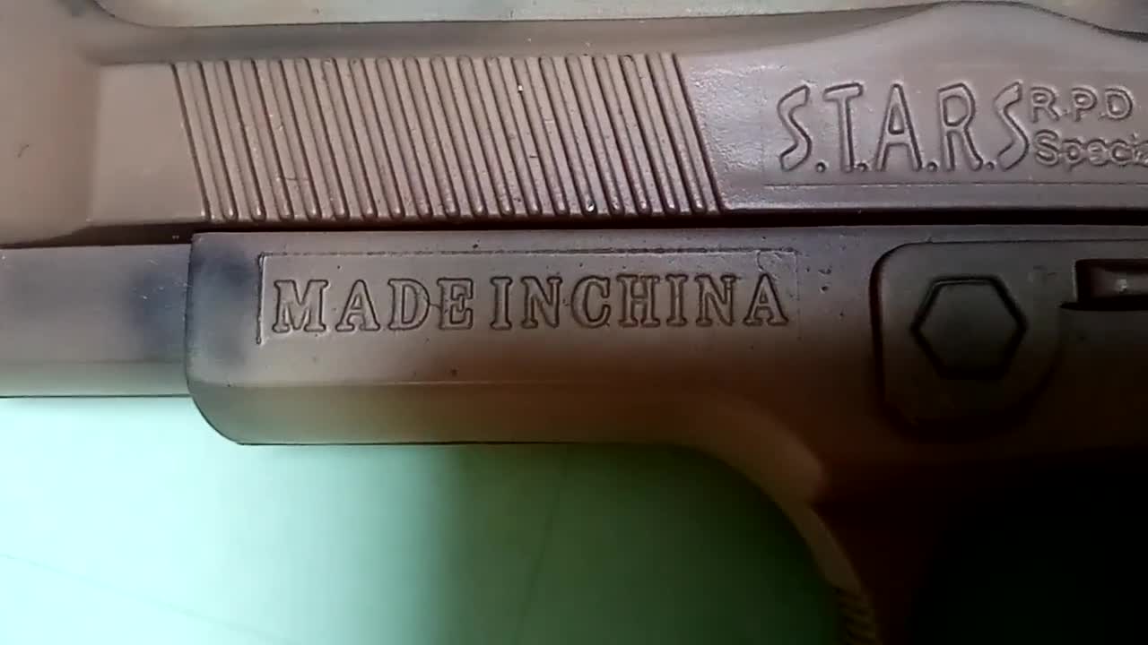 無料/モデルガン/4/下のところが壊れています。/ht408/s.t.a.r.s r.p.d/special team/custom kendo shop/made in china