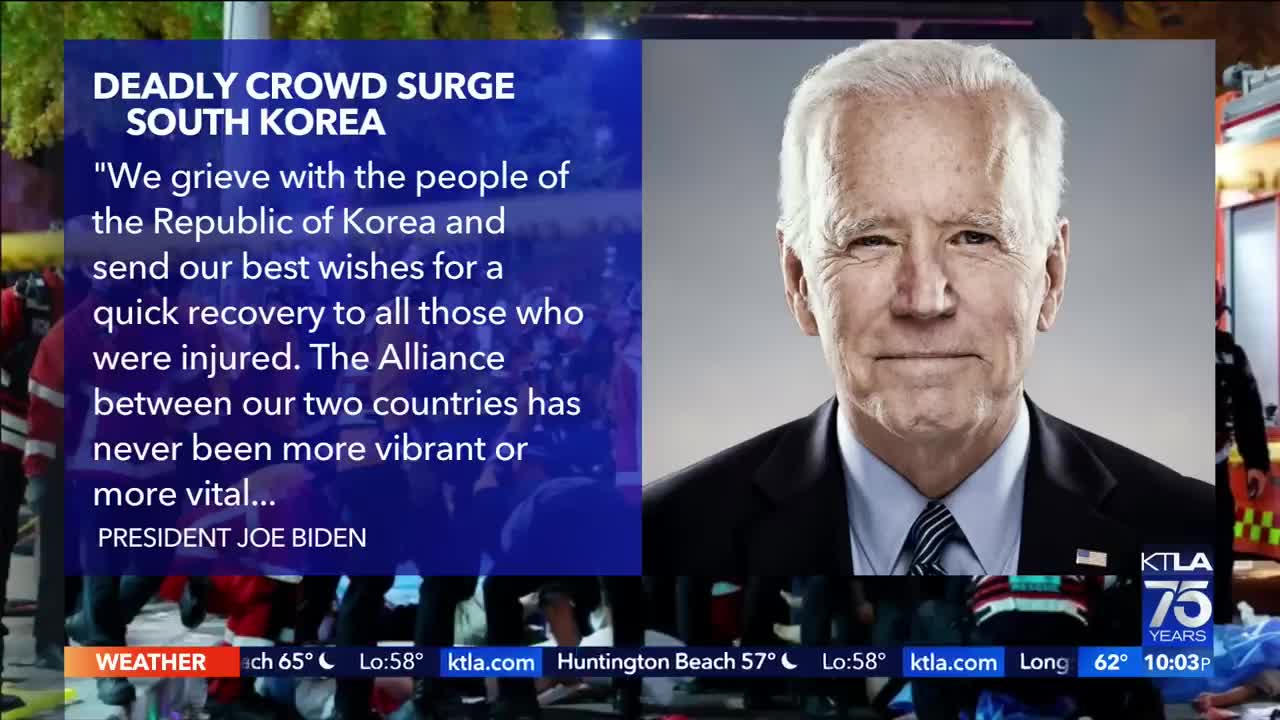 Over 150 people dead after stampede at Halloween event in Seoul, South Korea