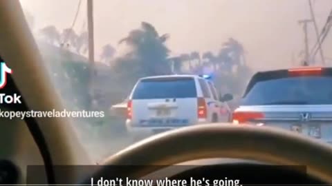 COPS BLOCKED ROADS IN MAUI TO BE BURNED ALIVE!